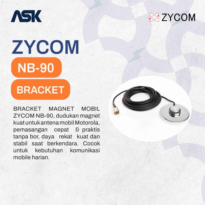 BRACKET MAGNET MOBIL ZYCOM NB90 FOR MOTOROLA /NB 90