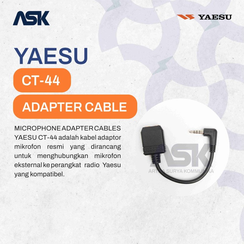 MICROPHONE ADAPTER CABLES YAESU CT44 CT-44 CT 44