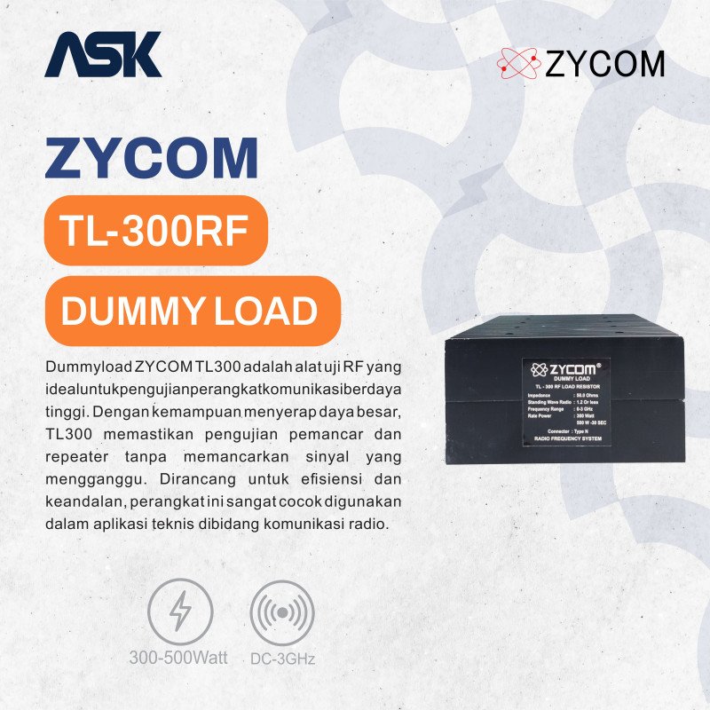 Dummy Load TL-300RF Zycom / TL300 RF