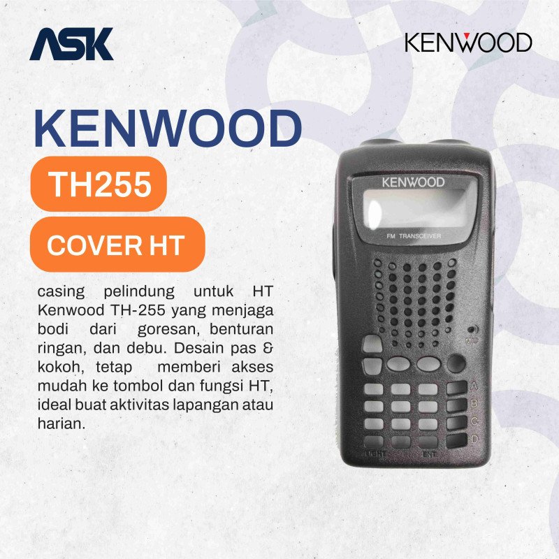KENWOOD Casing / Cover HT Kenwood TH-255 Original Baru