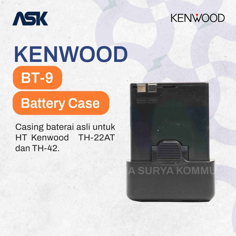 Original Battery Case Kenwood BT9 2X JENIS AA FOR RADIO HT TH22AT TH42