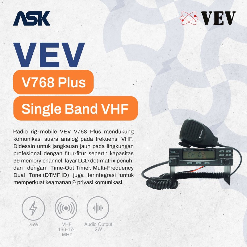 Radio Mobile V768 Plus VEV / Radio Mobile V 768 Plus VHF