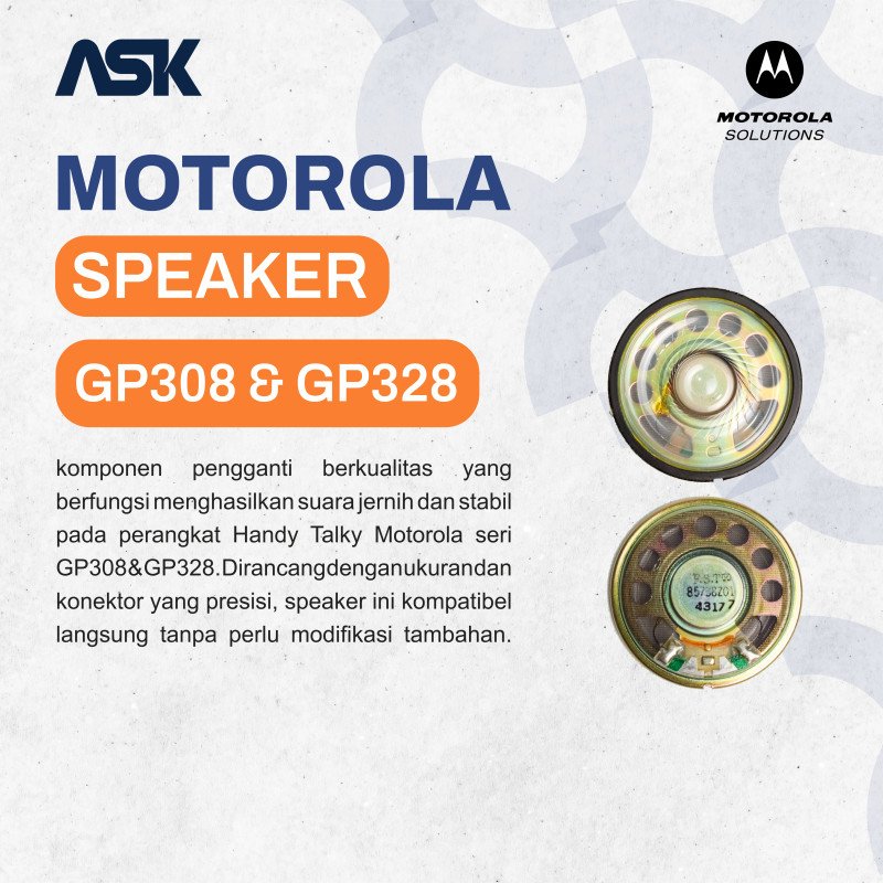 Internal Speaker Handy Talky MOTOROLA / Speaker Internal HT MOTOROLA